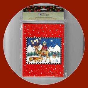 Mary Engelbreit Winter Note Cards & Envelopes - Set of 10 New in Sealed Pack